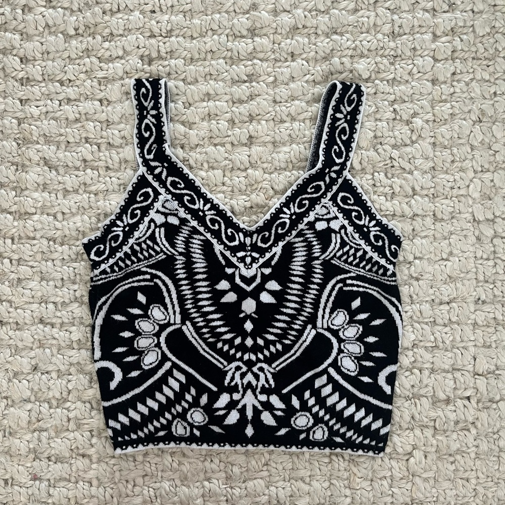 country bandanna express crop top